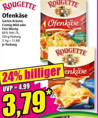 Norma ROUGETTE Ofenkäse 320 g Packung Angebot