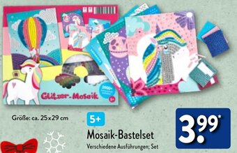 Aldi Nord Mosaik-Bastelset  ca. 25 x 29 cm Angebot