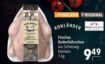 CITTI Markt KOKLÄNDER Frisches Butterhähnchen 1 kg Angebot