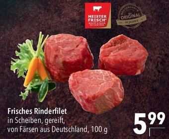 CITTI Markt Frisches Rinderfilet in Scheiben, 100 g Angebot