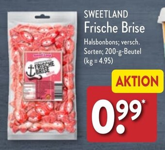 Aldi Nord SWEETLAND Frische Brise 200 g Beutel Angebot