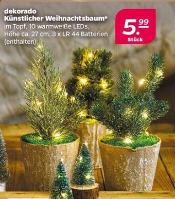 NETTO dekorado Künstlicher Weihnachtsbaum Angebot