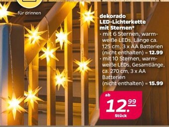 NETTO dekorado LED-Lichterkette mit Sternen Angebot