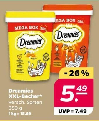 NETTO Dreamies XXL-Becher 350 g Angebot