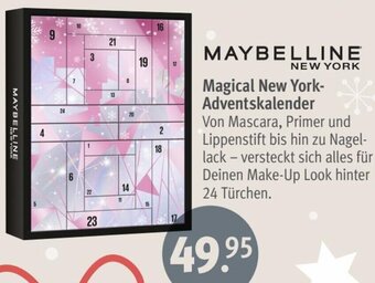 Rossmann MAYBELLINE Magical New York- Adventskalender Angebot