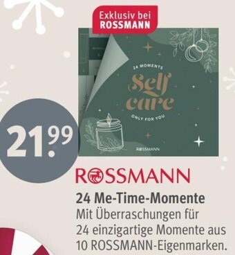 Rossmann ROSSMANN 24 Me-Time Momente Angebot