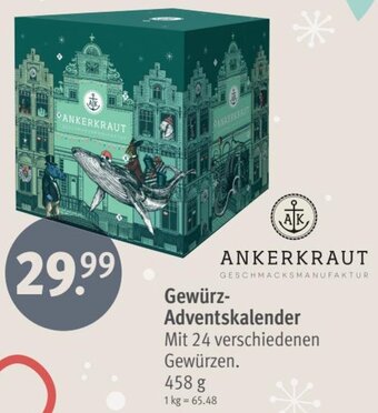 Rossmann ANKERKRAUT Gewürz-Adventskalender Angebot