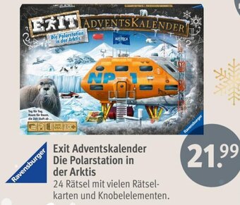 Rossmann Ravensburger Exit Adventskalender Die Polarstation in der Arktis Angebot