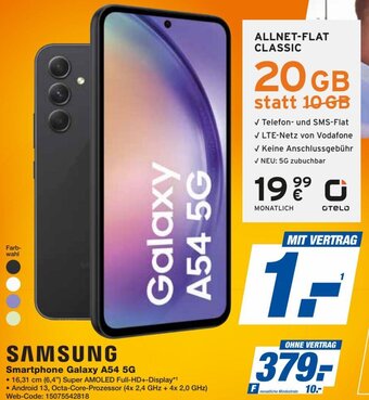 expert Octomedia SAMSUNG Smartphone Galaxy A54 5G Angebot