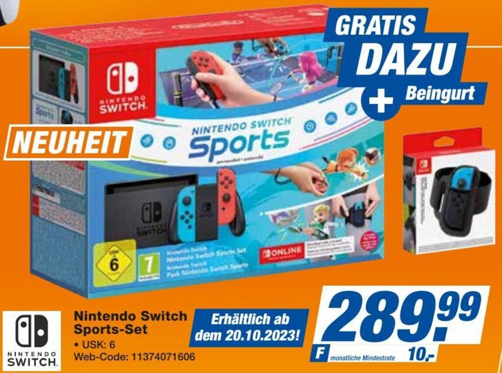 NINTENDO SWITCH Sports Set Angebot bei expert Octomedia