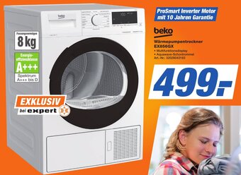 Expert Technomarkt beko Wärmepumpentrockner EX856GX Angebot