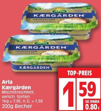 Edeka Arla Kærgården 200 g Becher Angebot