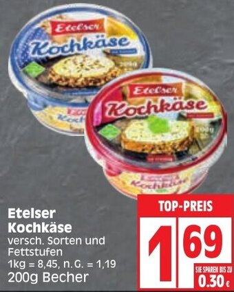 Edeka Etelser Kochkäse 200 g Becher Angebot