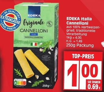 Edeka EDEKA Italia Cannelloni 250g Packung Angebot