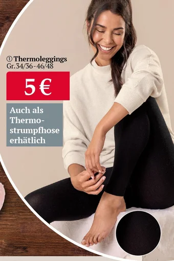 Woolworth Thermoleggings Gr.34/36-46/48 Angebot