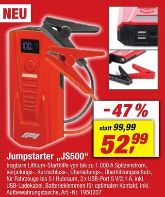 toom Baumarkt Jumpstarter JS500 Angebot