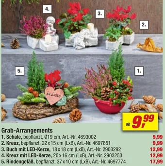 toom Baumarkt Grab-Arrangements Angebot