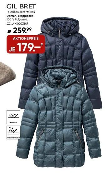 Galeria GIL BRET Damen-Steppjacke Angebot