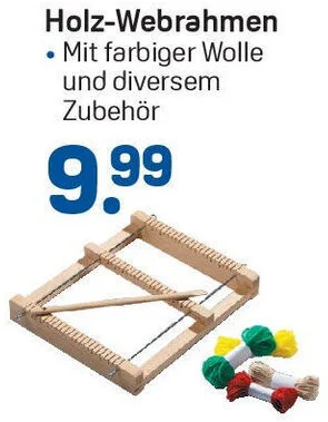 Rossmann Holz-Webrahmen Angebot