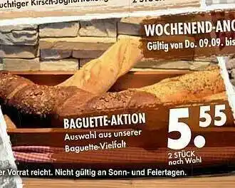 E-Center Baguette-aktion Angebot