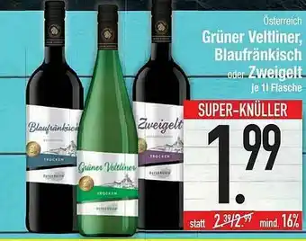 E-Center österreich Grüner Veltliner Blaufränkisch Oder Zweigelt Angebot