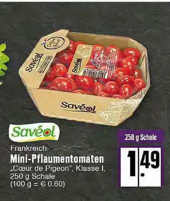 E-Center Savéol Frankreich Mini-pflaumentomaten „cœur De Pigeon” Angebot