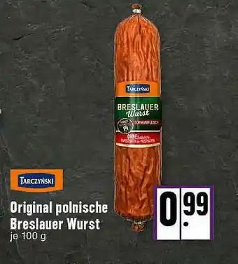 E-Center Original Polnische Breslauer Wurst Tarczynski Angebot