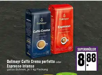 E-Center Dallmayr Caffè Crema Perfetto Oder Espresso Intenso Angebot