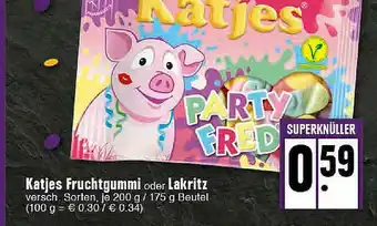 E-Center Katjes Fruchtgummi Oder Lakritz Angebot