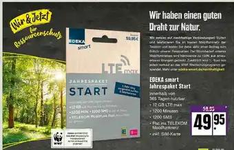 E-Center Edeka Smart Jahrespaket Start Angebot