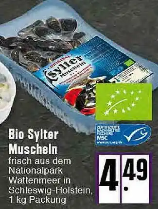 E-Center Bio Sylter Muscheln Angebot