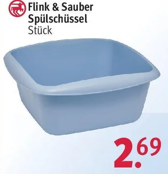 Rossmann Flink & Sauber Spülschüssel Angebot