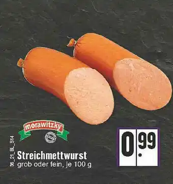 Edeka Morawitzky Streichmettwurst Angebot