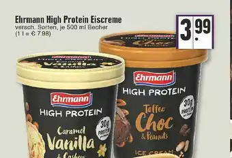 Edeka Ehrmann High Protein Eiscreme Angebot