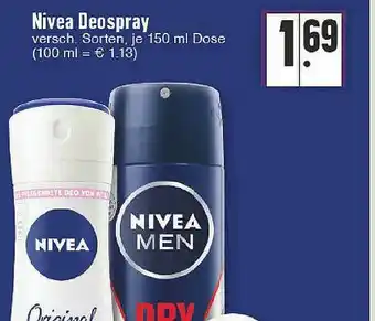 Edeka Nivea Deospray Angebot