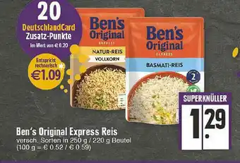 Edeka Ben's Original Express Resi Angebot