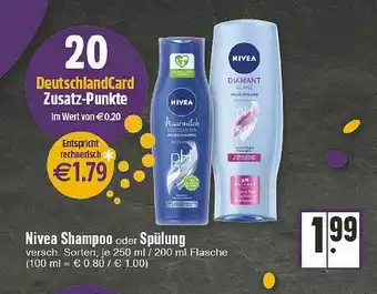 Edeka Nivea Shampoo Oder Spülung Angebot