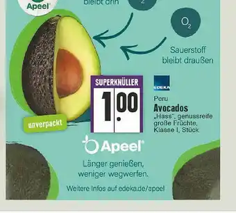 Edeka Peru Avocados Angebot