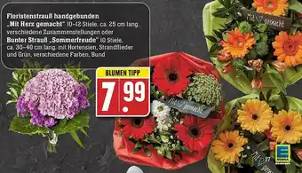 Edeka Floristenstraußhandgebunden Oder Bunter Strauß „sommerfreude” Angebot