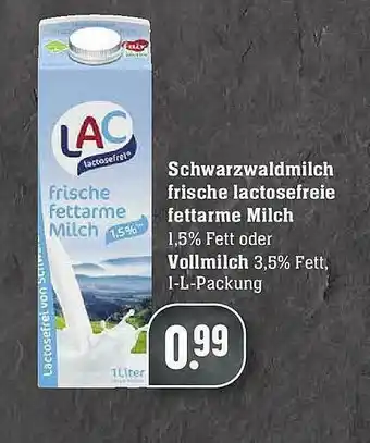 Edeka Schwarzwaldmilch Frische Lactosefreie Fettarme Milch Oder Vollmilch Angebot