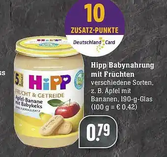 Edeka Hipp Babynahrung Mit Früchten Angebot