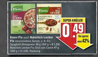 Edeka Knorr Fix Auch Natürlich Lecker Fix Angebot