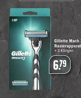 Edeka Gilette Mach Rasierrapparat Angebot