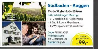 Edeka Taste Style Hotel Bären Angebot