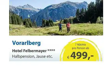 Edeka Vorarlberg Hotel Felbermayer Angebot