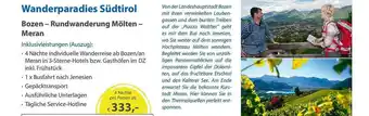 Edeka Wanderparadies Südtirol Angebot