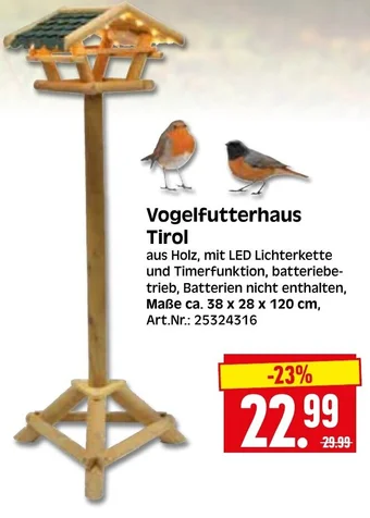 Herkules Baumarkt Vogelfutterhaus Tirol Angebot