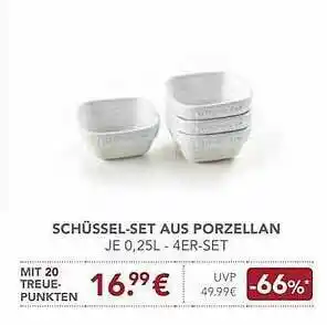 Edeka Schüssel-set Aus Porzellan Angebot