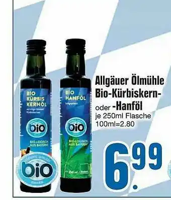 Edeka Allgäuer ölmühle Bio-kürbiskern Oder Hanföl Angebot