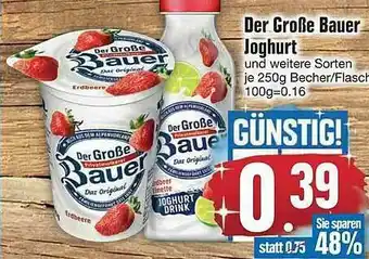 Edeka Der Große Bauer Joghurt Angebot